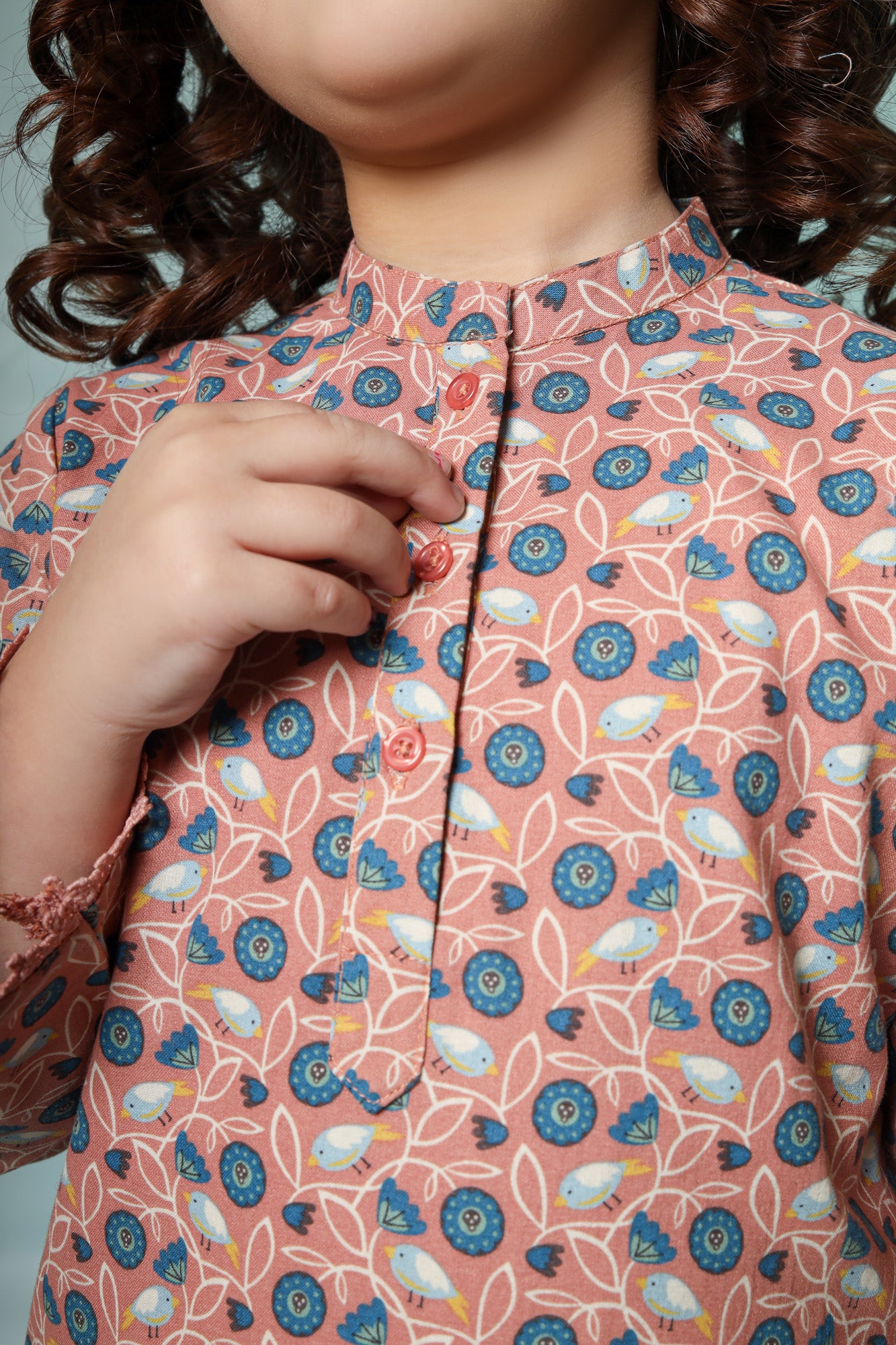 Me&Mum Girls' Cord Set - Coffee Pink | Stylish & Comfortable Kidswear 25SG009-02Y-PCH