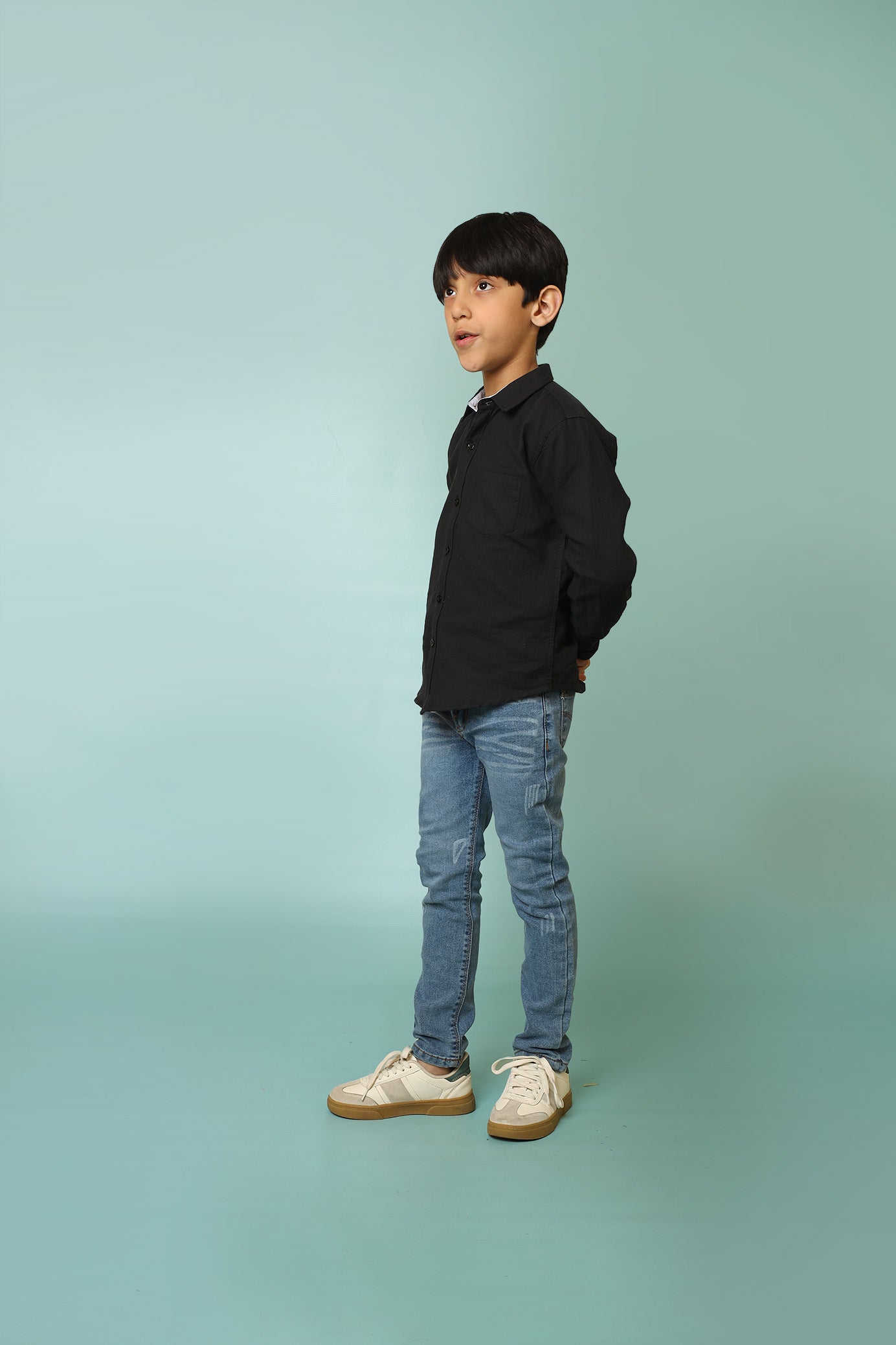 Boys' Black Casual Shirt meandmum