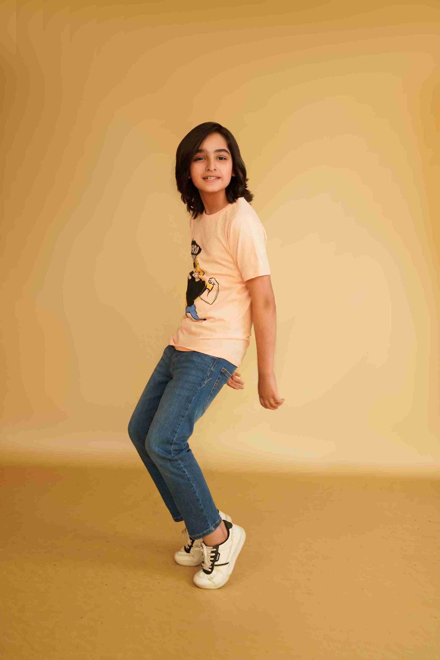 Boys' Peach T-Shirt β Soft, Stylish & Comfortable 25SB109-02Y-PCH