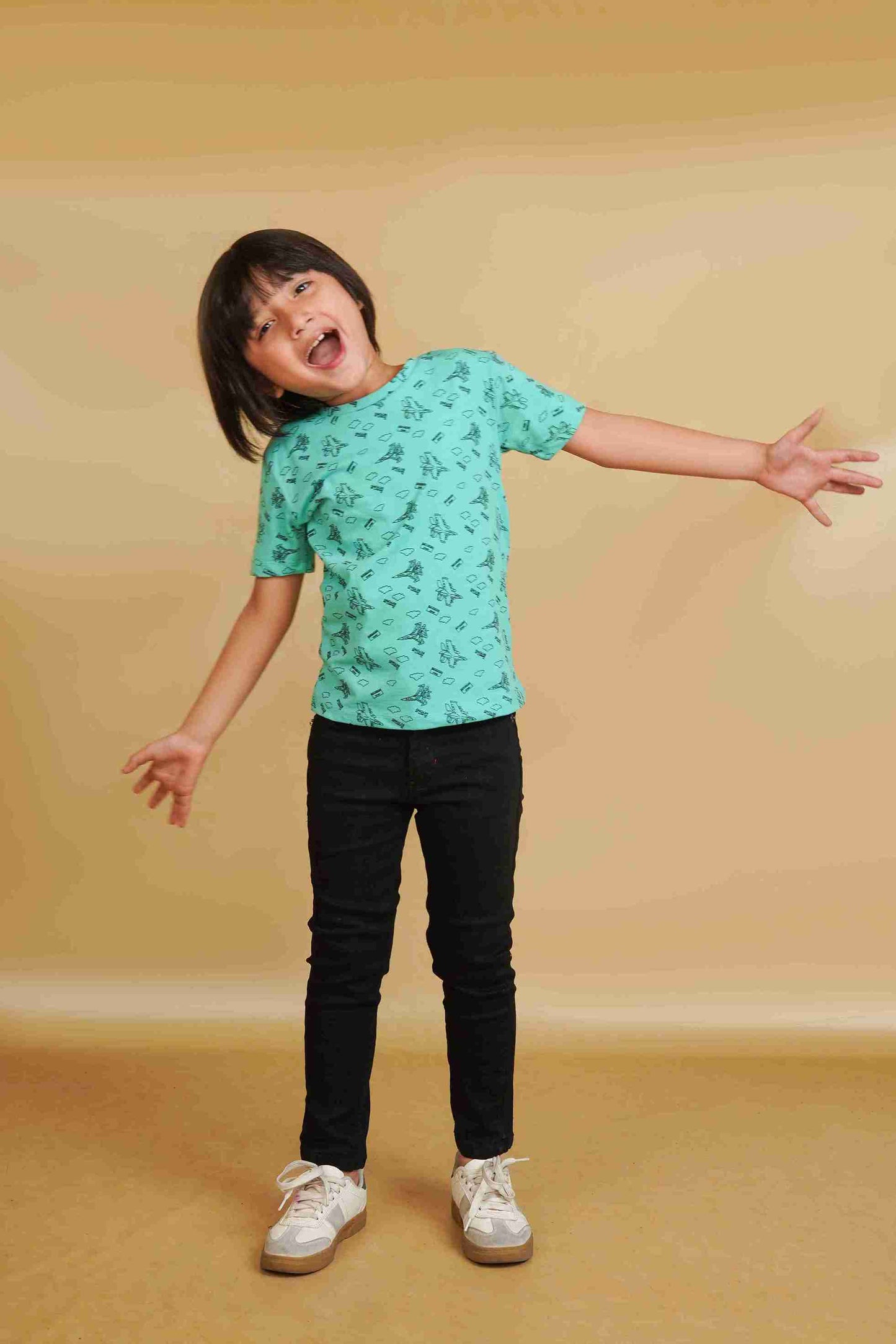 Boys Neon Green T-Shirt | Soft & Versatile – Me&Mum