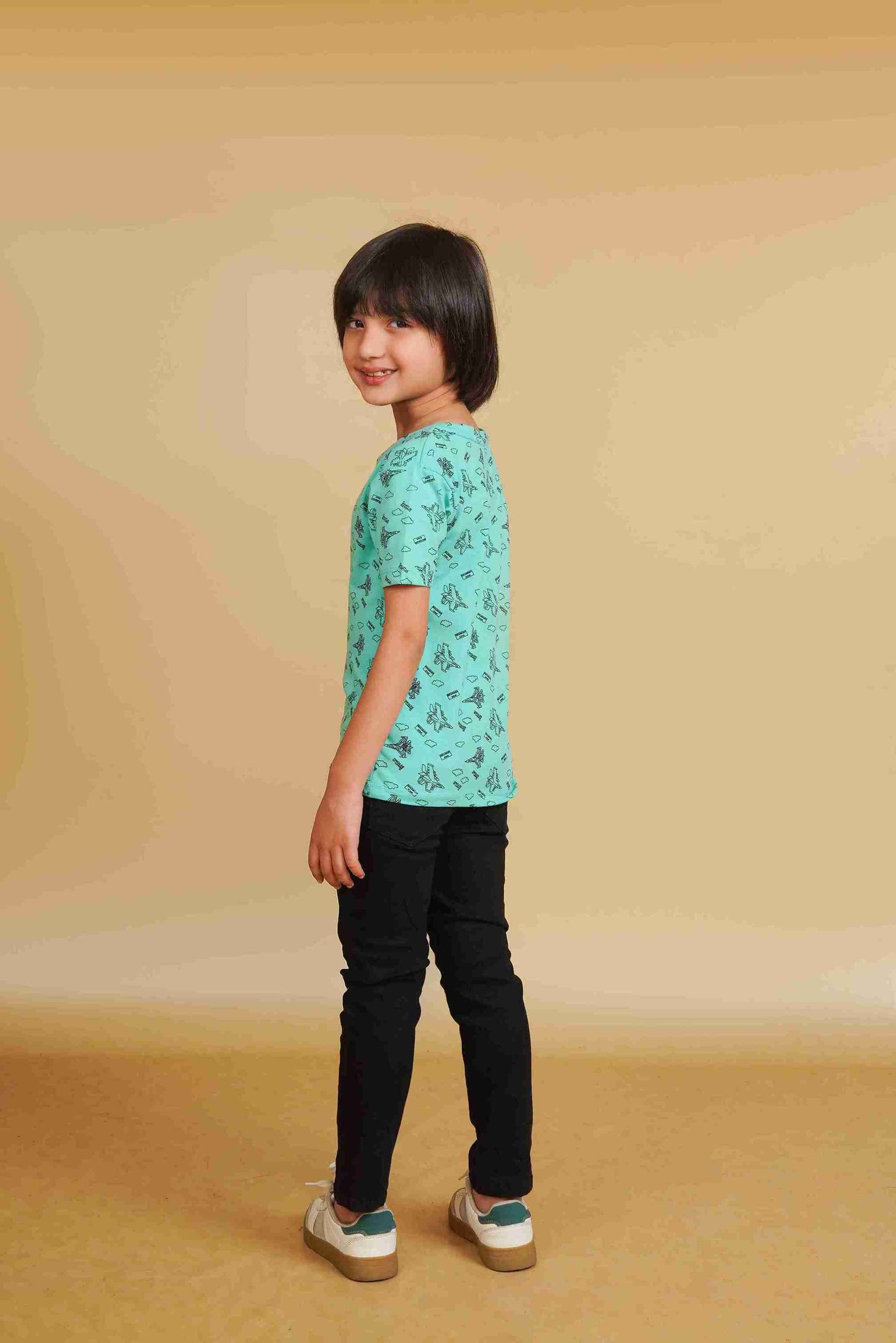 Boys Neon Green T-Shirt | Soft & Versatile – Me&Mum