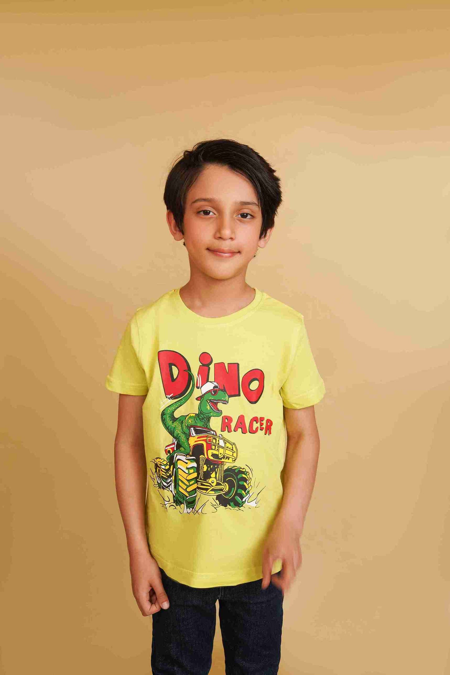 Boys' Yellow T-Shirt – Classic, Soft & Comfortable
