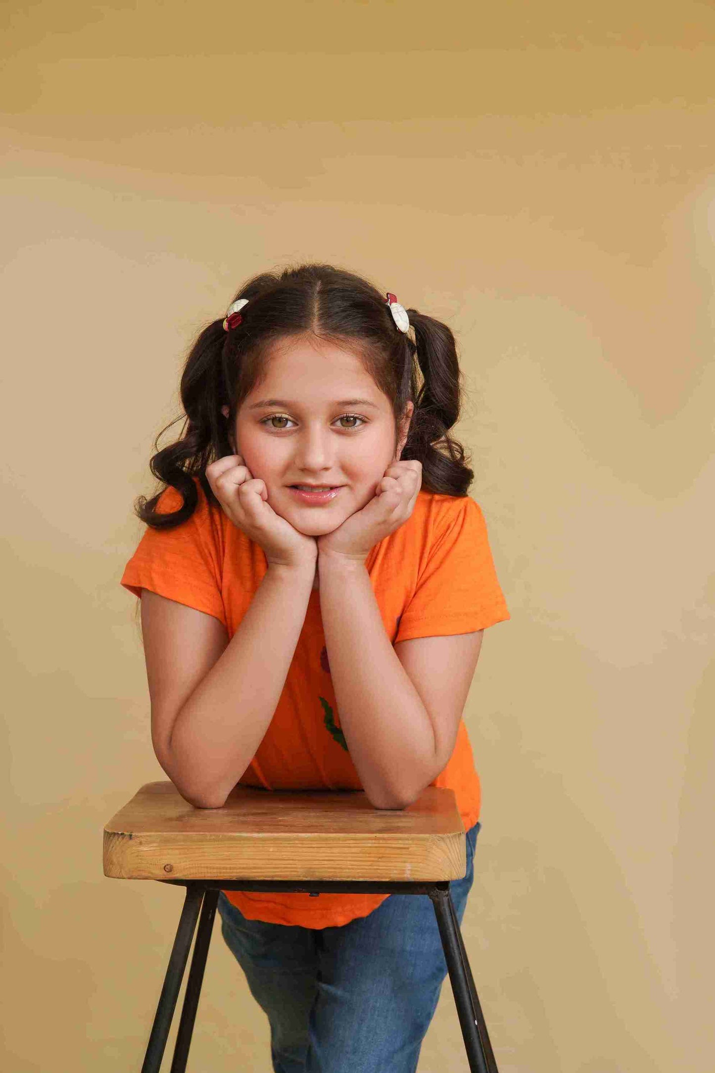 Girls' Orange T-Shirt β Bright, Stylish & Comfortable 25SG084-02Y-ORG