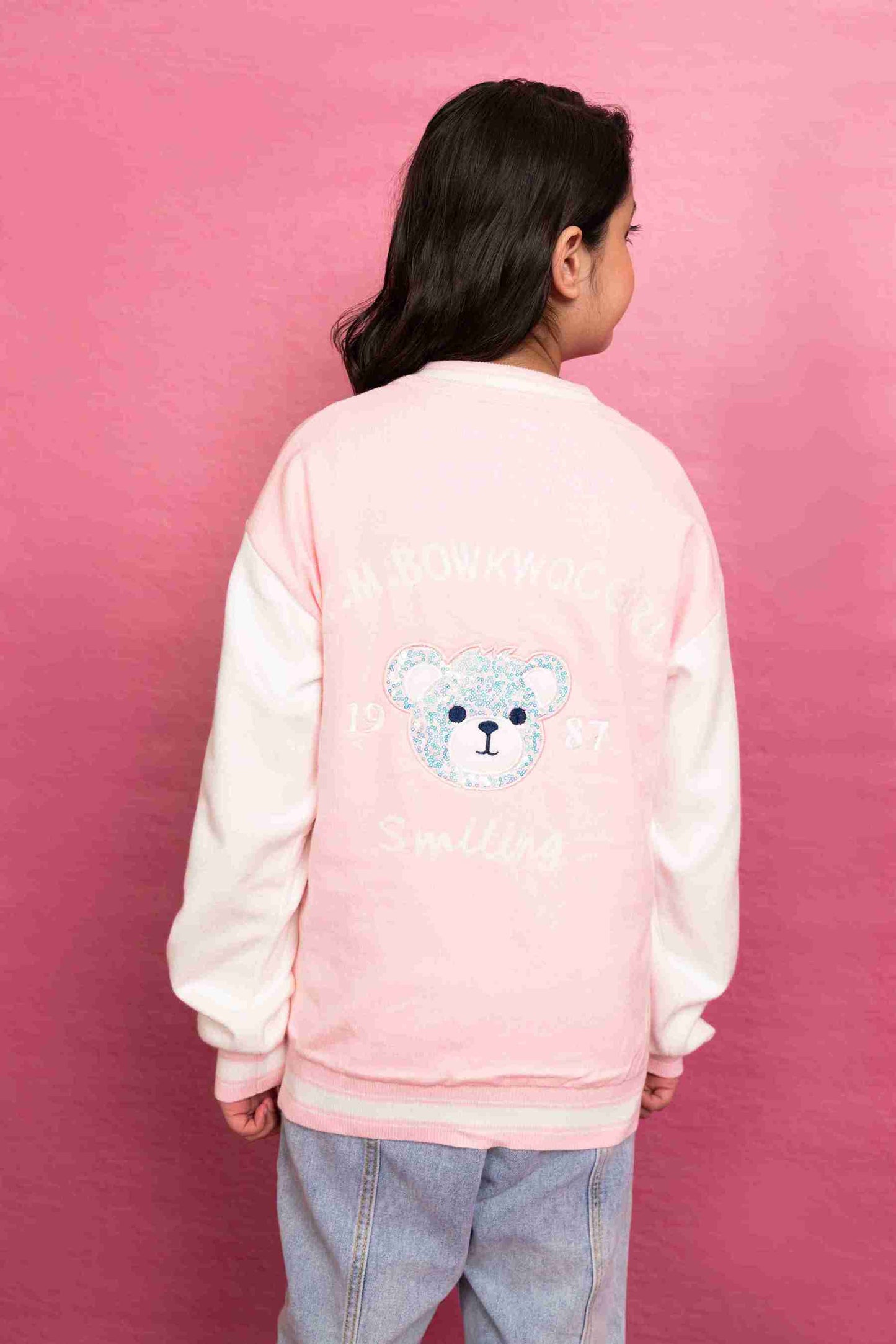 Graphic Fleece Upper – Pastel Pink 24WG312-MUL-LPN