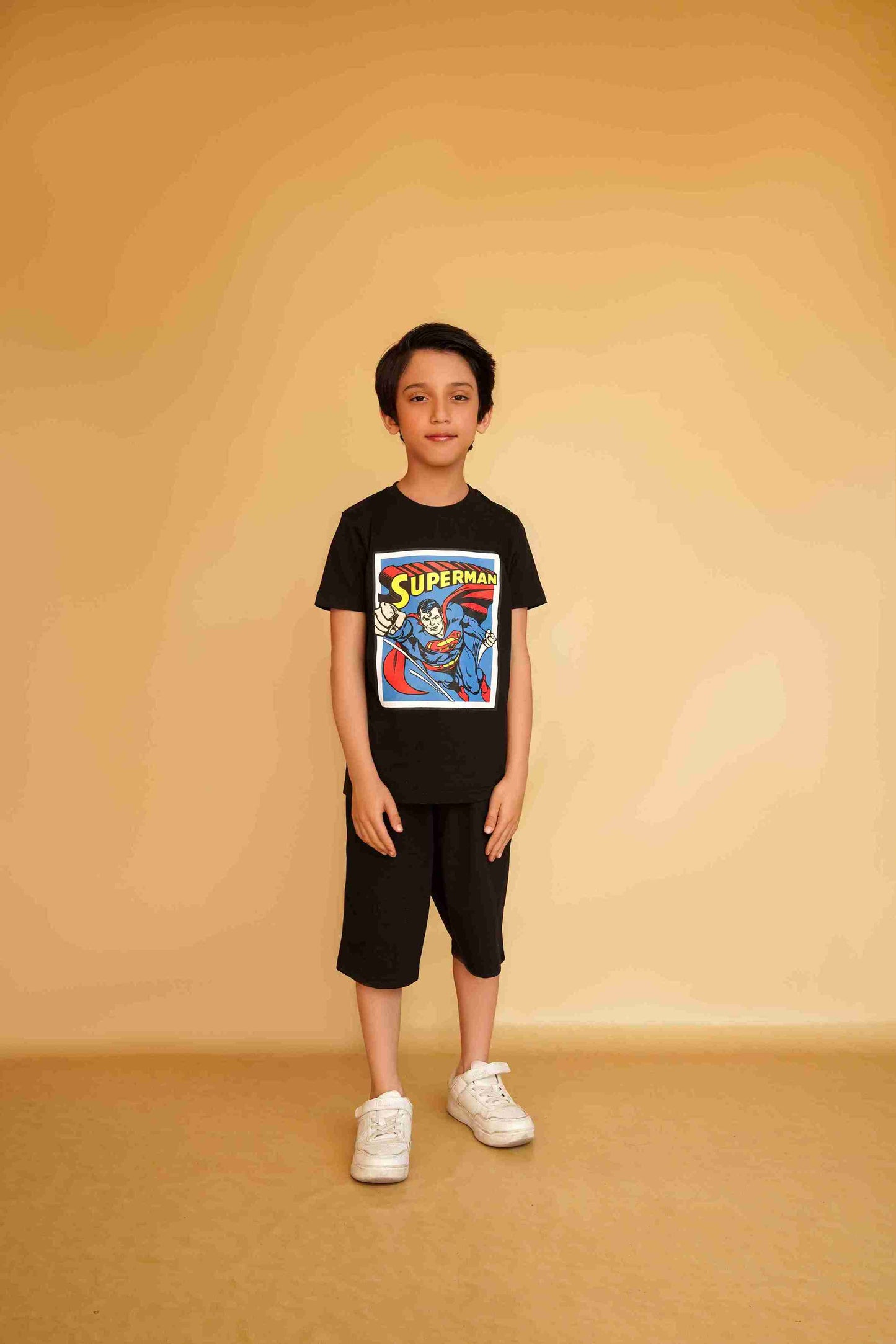 Boys' Black Knit Shirt | Timeless & Versatile – Me&Mum 25SB032-02Y-BLK