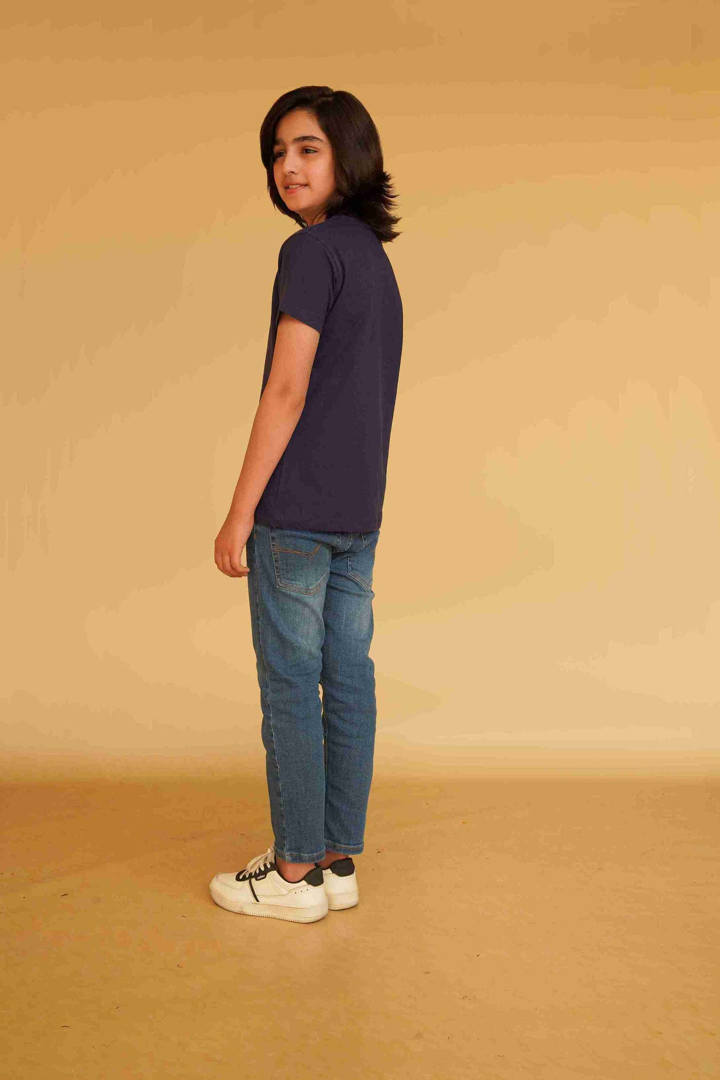 Boys' Black T-Shirt | Soft & Versatile – Me&Mum