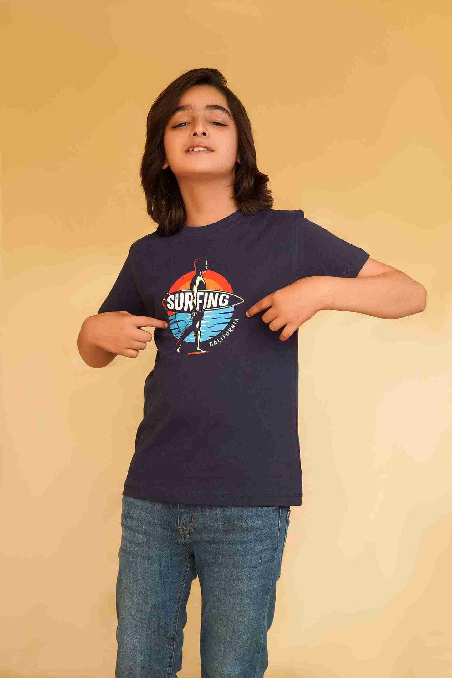 Boys' Black T-Shirt | Soft & Versatile – Me&Mum