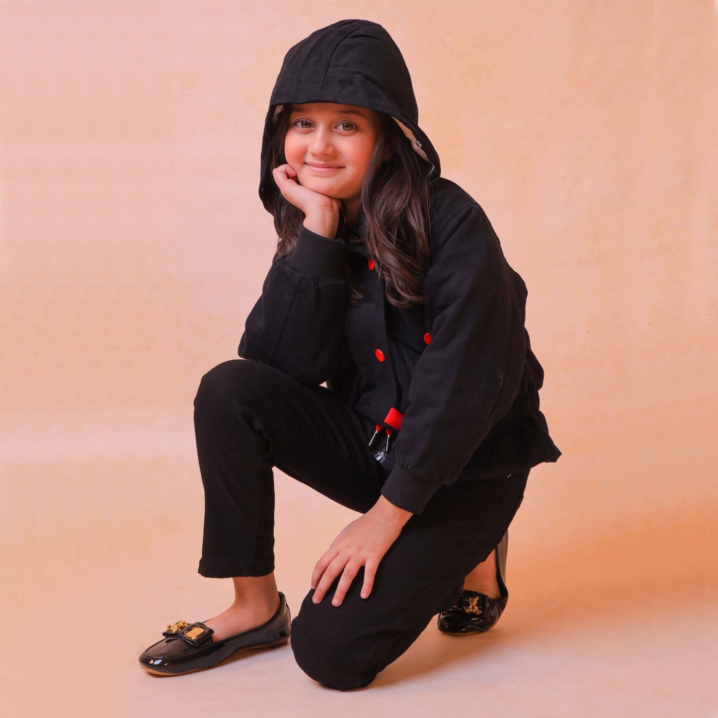 Black Corduroy Jacket 24WG214-02Y-BLK