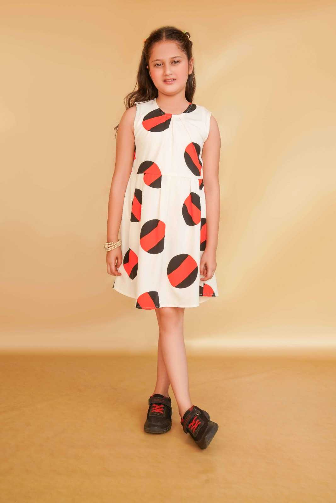 Girls' White Top | Versatile & Soft – Me&Mum 25SG029-02Y-WHT