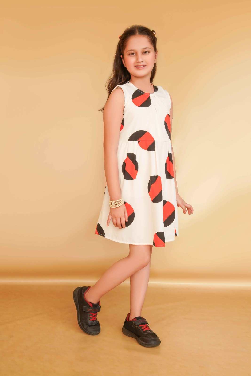Girls' White Top | Versatile & Soft – Me&Mum 25SG029-02Y-WHT