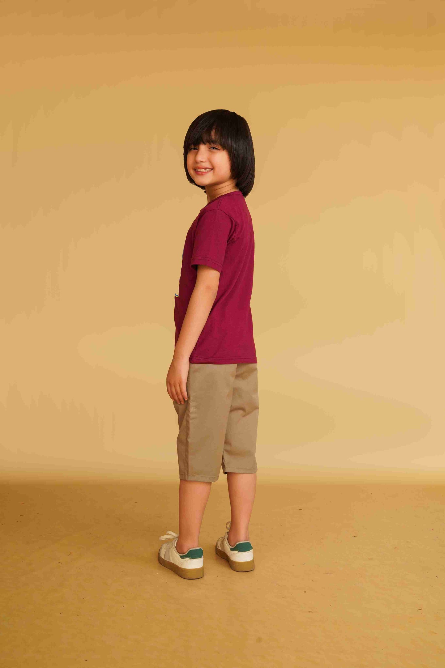 Boys' Maroon T-Shirt ā Classic, Stylish & Comfortable 25SB093-02Y-MRN