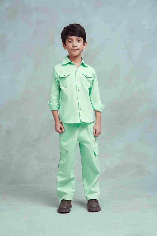 Green Boys Tracksuit – Warm, Sporty & Ultra-Comfortable 25WBSU007