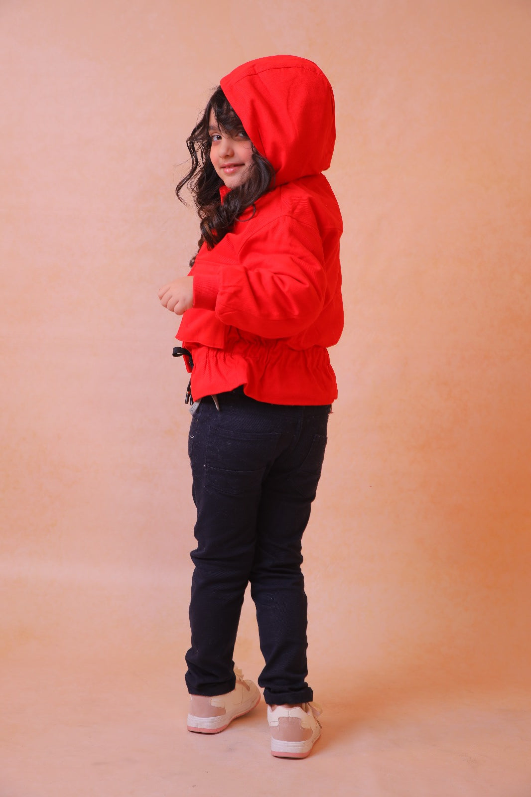 Red Corduroy Jacket 24WG215-02Y-RED