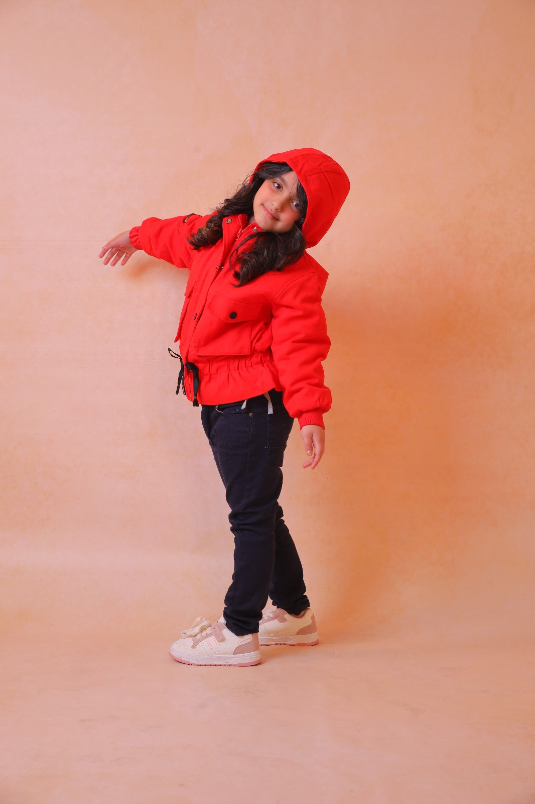 Red Corduroy Jacket 24WG215-02Y-RED