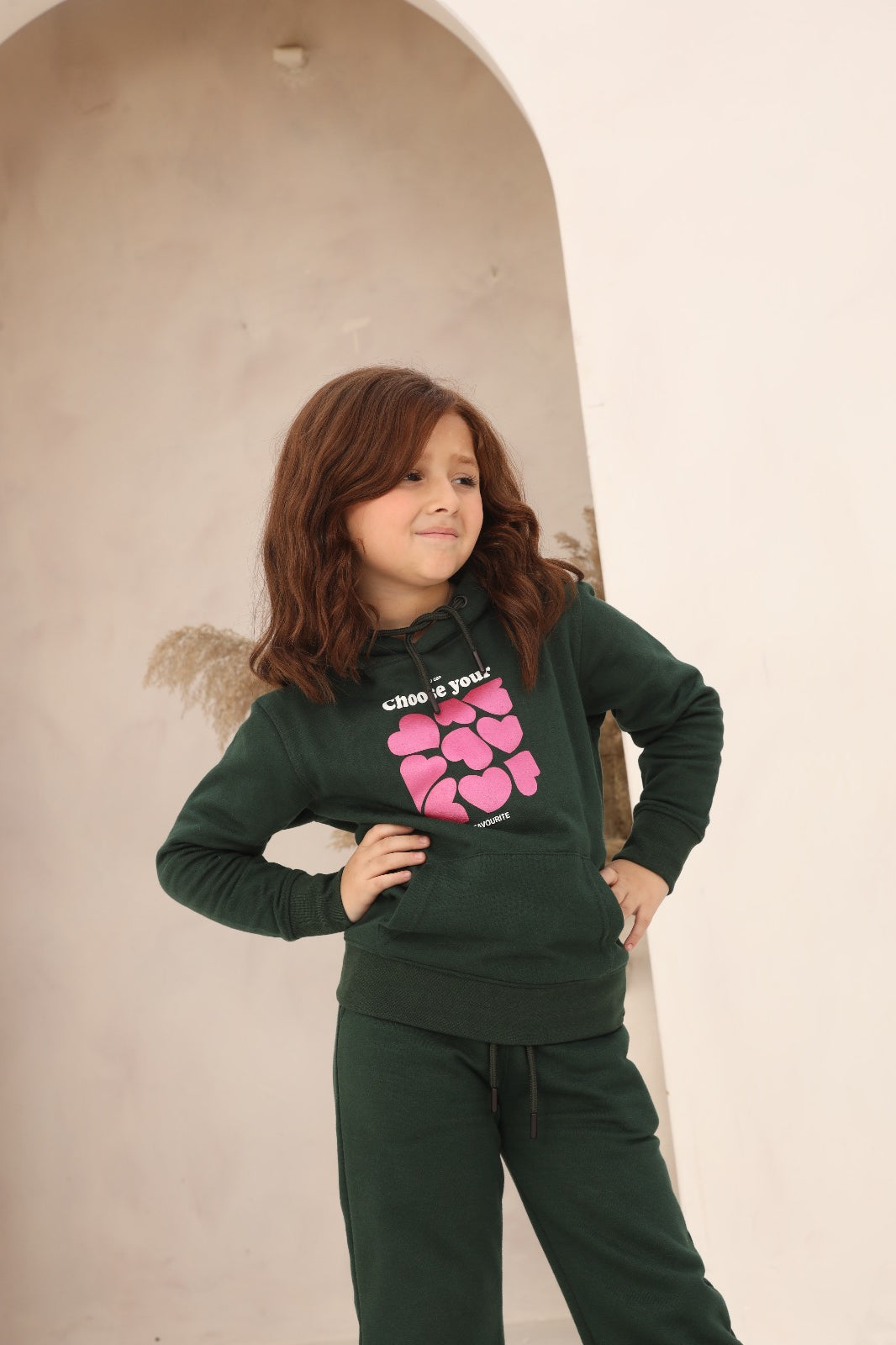 Girls Tracksuit – Bold, Comfortable, and Stylish 24WB058-02Y-DGN